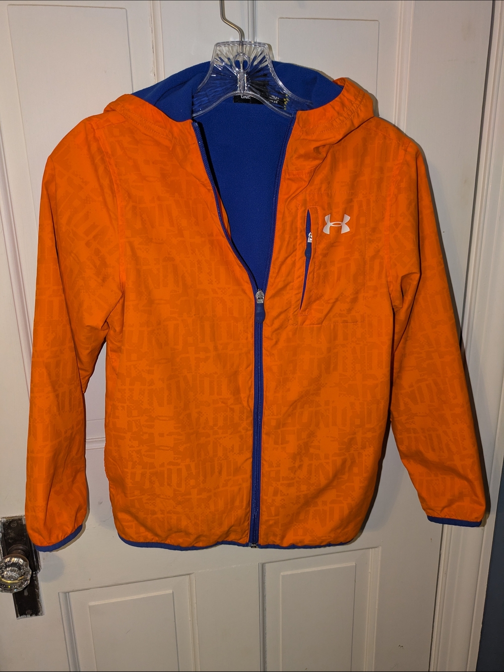 Under Armour Kids' Orange Hooded Jacket